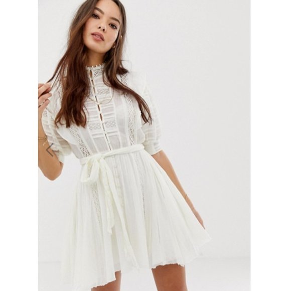 Free People FP One Sydney Crochet Dress XS US - Picture 1 of 7